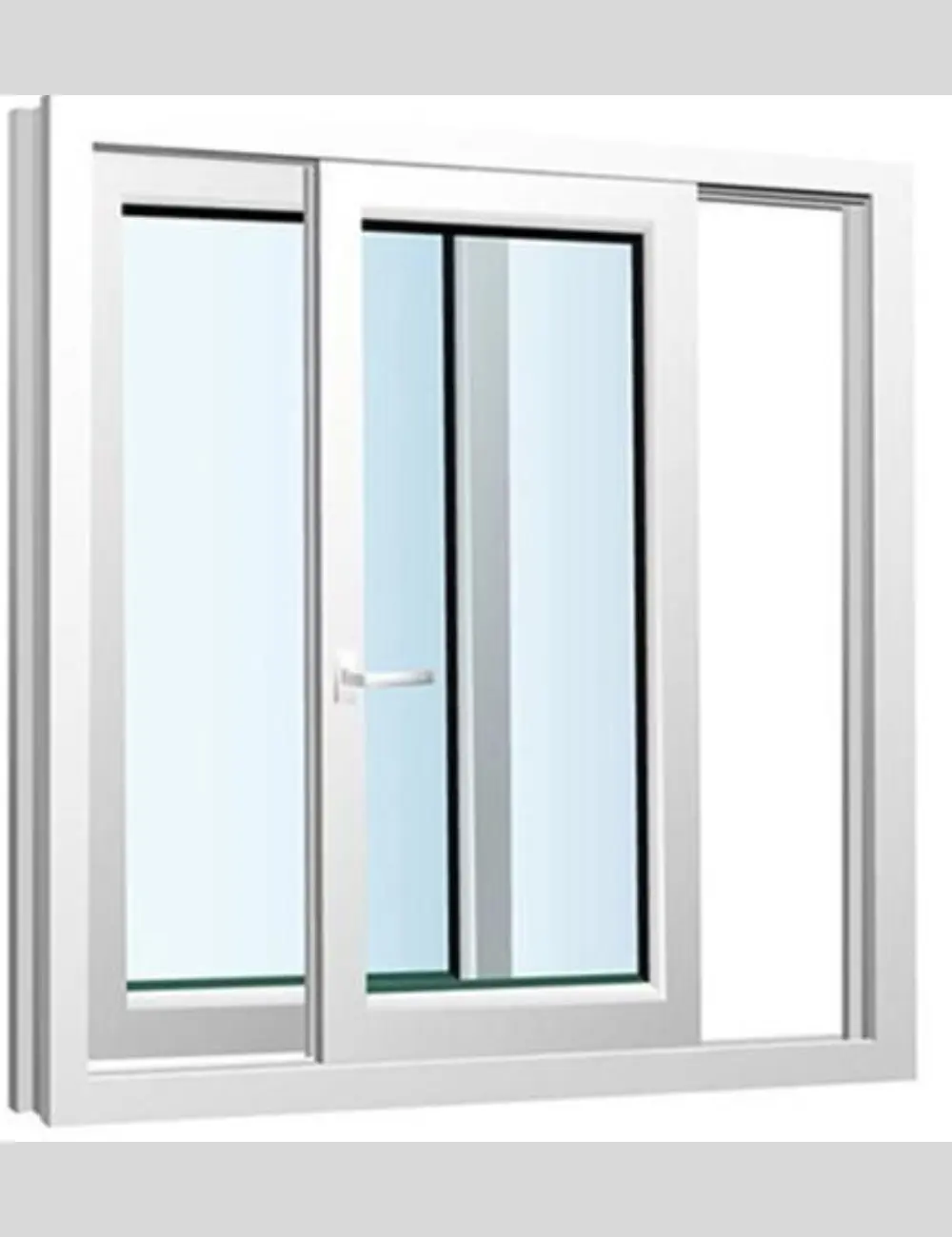 UPVC Doors 60 series 2 track
