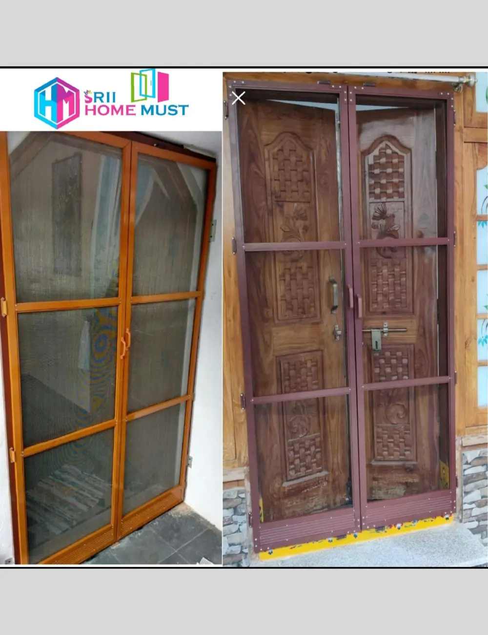 Double Door 1 Inch frame