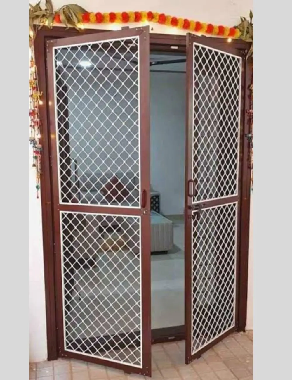 Double Door 2 Inch Frame Grill + Mess