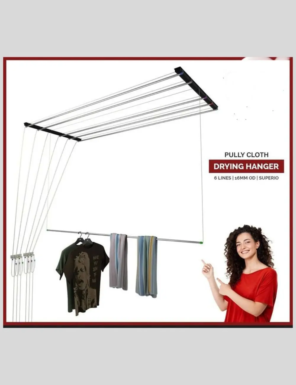 Regular Ceiling Cloth Drying Hanger