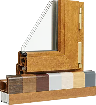 UPVC colour profiles
